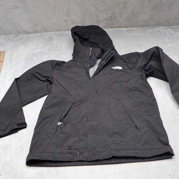 The North Face Other - North Face Jacket Boy Medium 10/12 Black Vortex Triclimate Waterproof 3in1 Shell